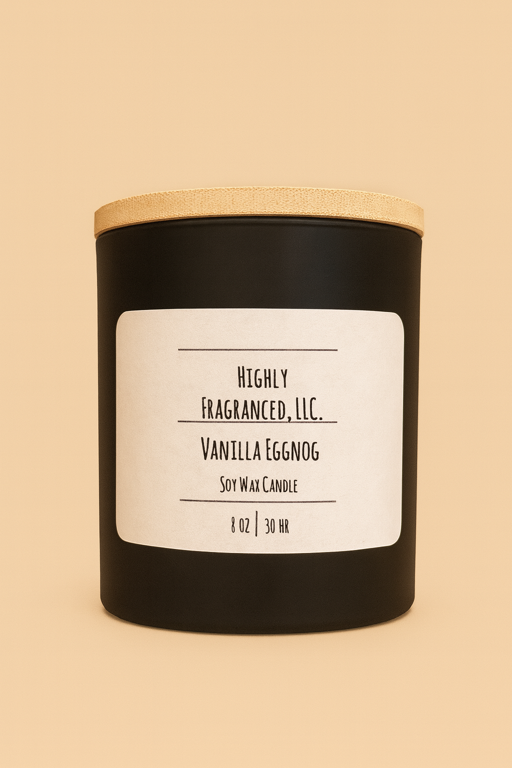 Vanilla Eggnog Scented Candle