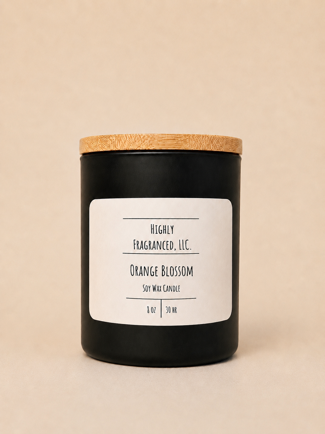 Orange Blossom Scented Candle