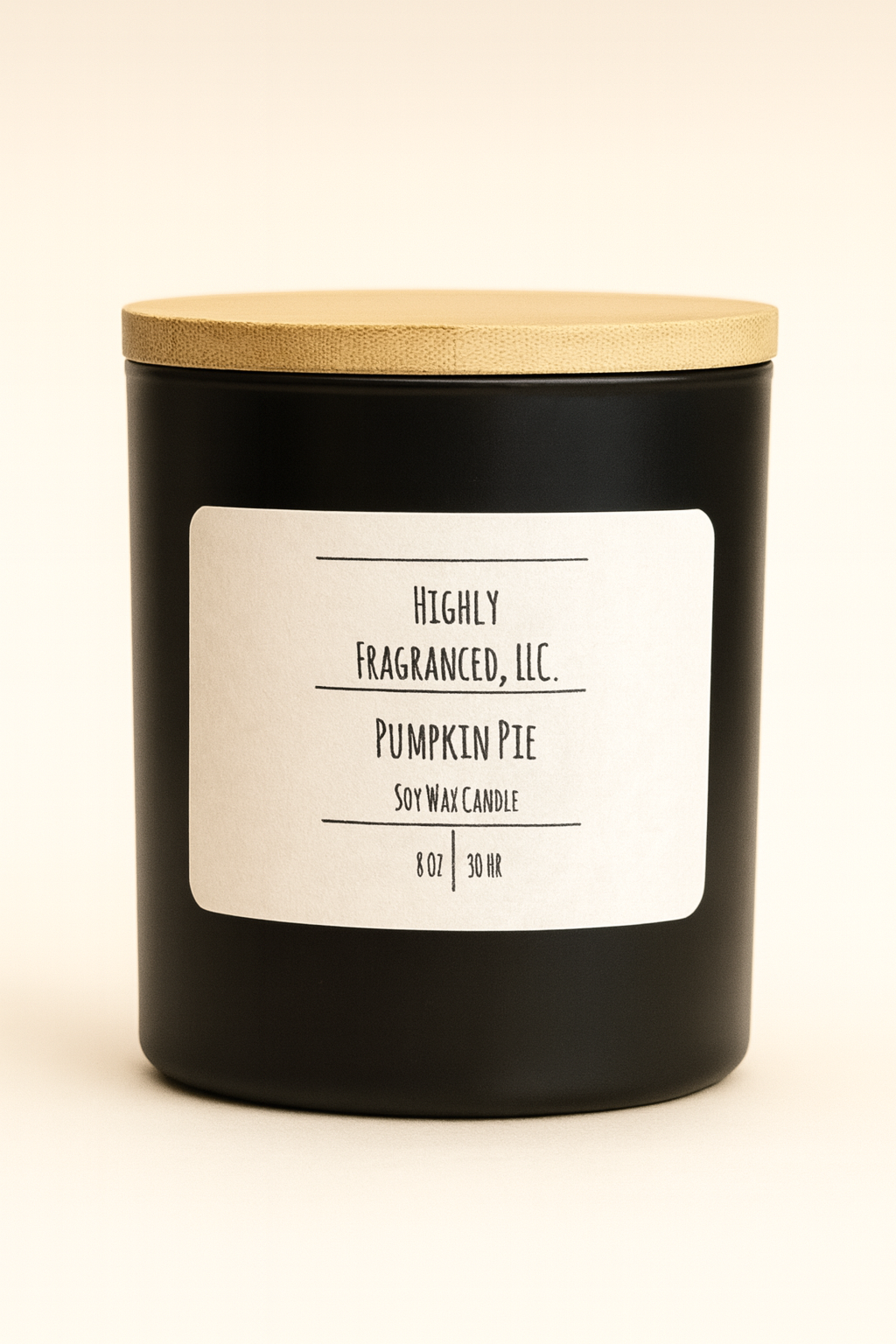 Pumpkin Pie Scented Candle