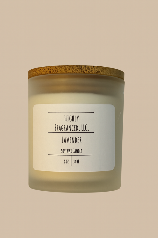 Lavender Scented Candle