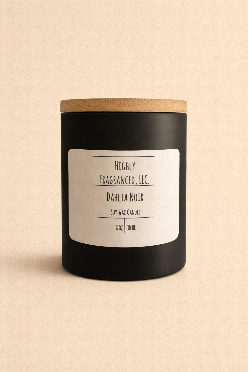 Dahlia Noir Scented Candle