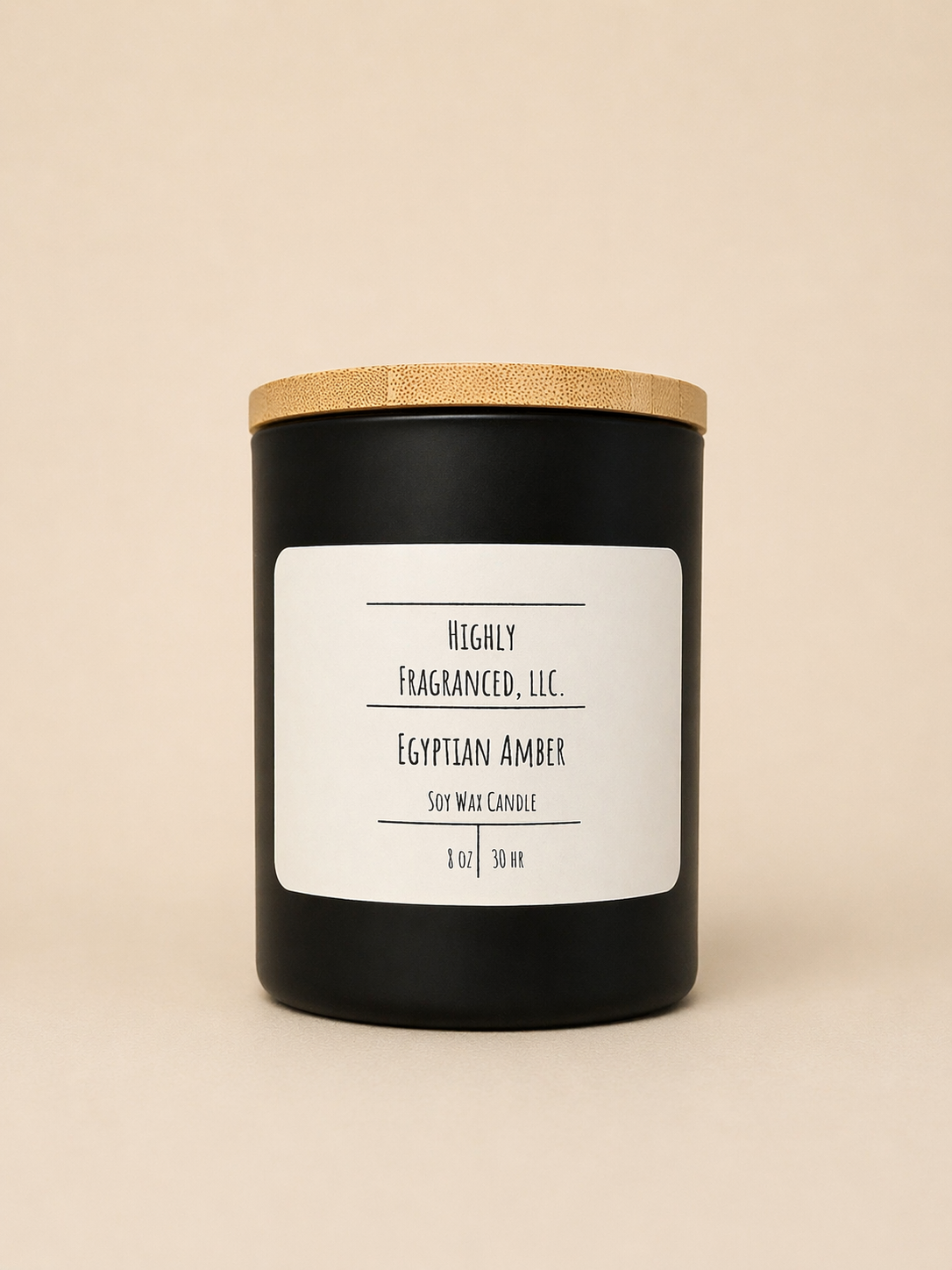 Egyptian Amber Scented Candle