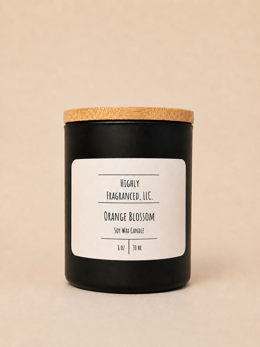 Orange Blossom Scented Candle