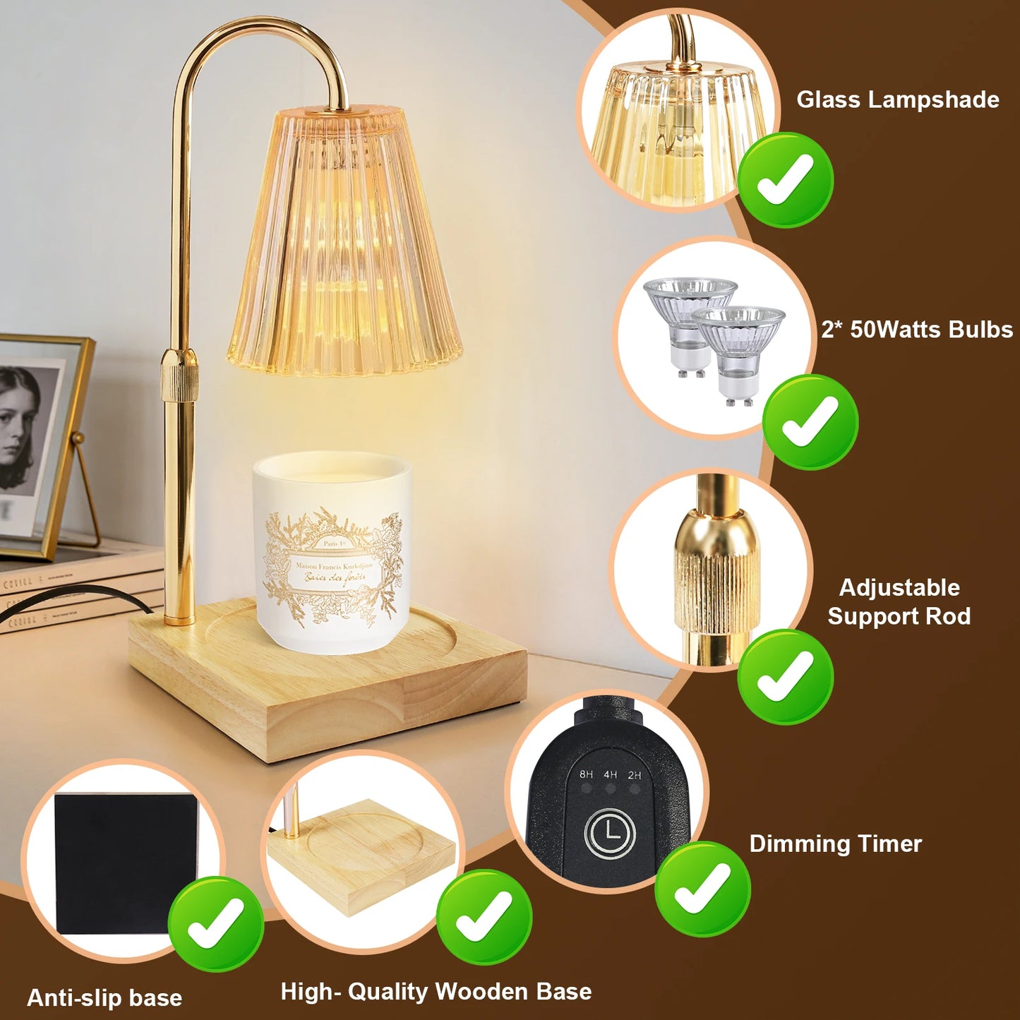 Luxury Candle Warmer Lamp